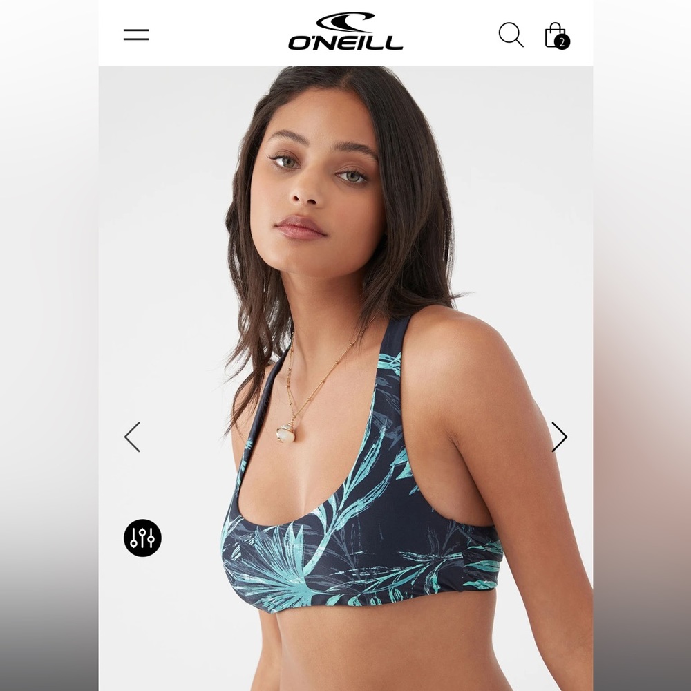 O’NEILL bikini top - FAYE MARLEY RACERBACK TOP